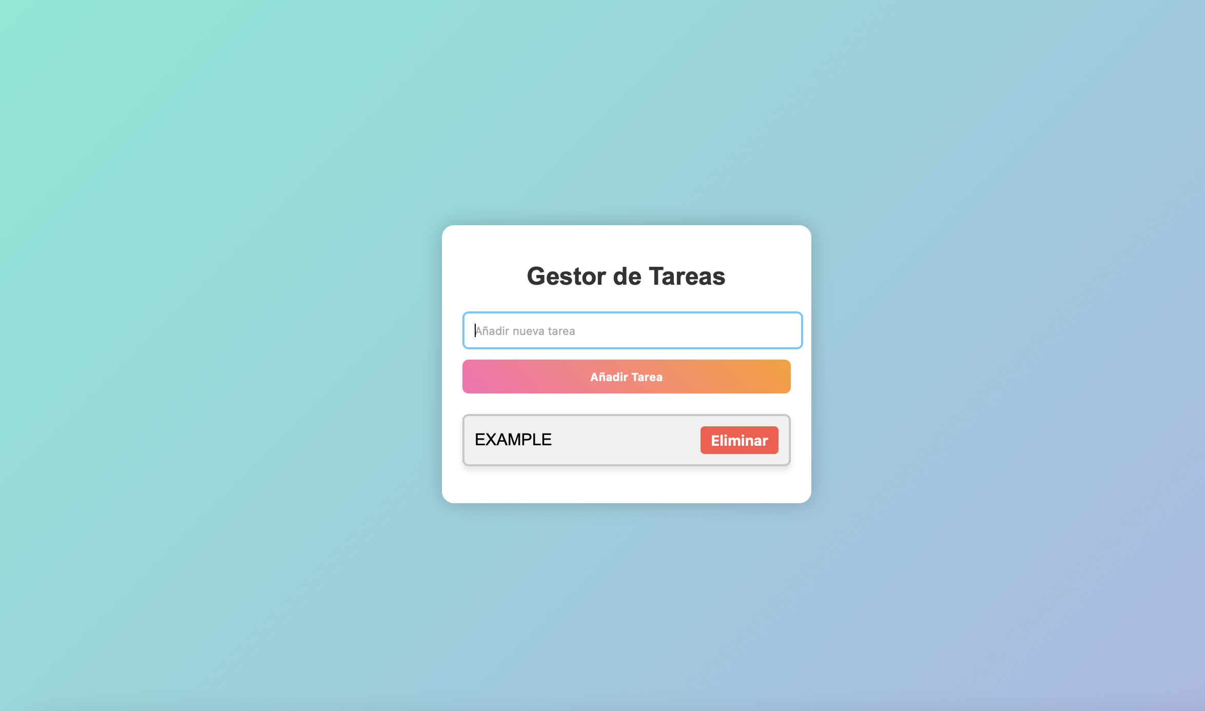 To-Do List Project